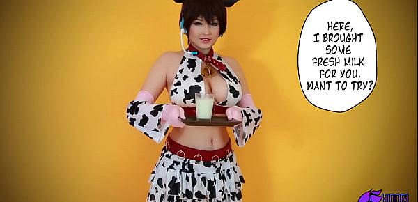  Cow girl fucks her producer